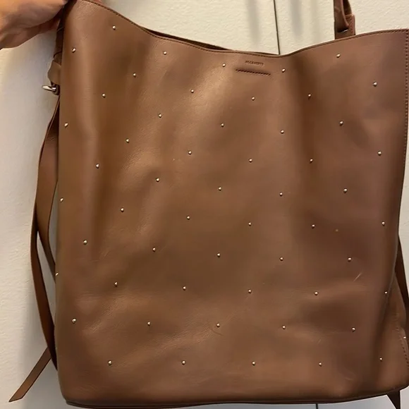 All Saints Leather light brown bag - Picture 2 of 7
